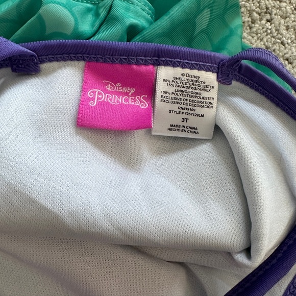 Disney Princess Ariel swimsuit in 3T - Picture 3 of 3